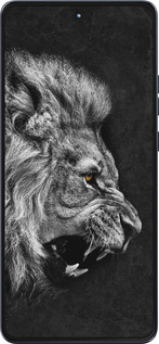 Силиконовый чехол Лев для Motorola Moto G86 - 1080u-4115 изображение 