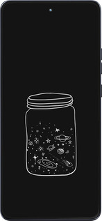 Силиконовый чехол Космос в банке для Motorola Moto G86 - 4297u-4115 изображение 