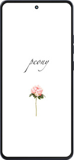 Силиконовый чехол Пион для Motorola Moto G86 - 4366u-4115 изображение 