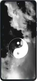 Силиконовый чехол Инь и Янь для Motorola Moto G86 - 4389u-4115 изображение 