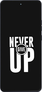 Силиконовый чехол Никогда не сдавайся для Motorola Moto G86 - 4572u-4115 изображение 