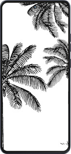 Силиконовый чехол Пальмы1 для Motorola Moto G86 - 4634u-4115 изображение 