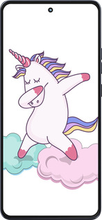 Силиконовый чехол Единорог для Motorola Moto G86 - 4702u-4115 изображение 