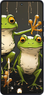 Силиконовый чехол Жабки 2 для Motorola Moto G86 - 5657u-4115 изображение 