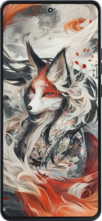 Силиконовый чехол Дух кицунэ' для Motorola Moto G86 - 6107u-4115 изображение 
