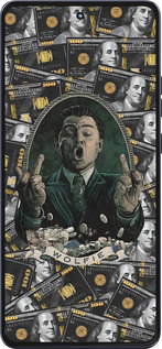 Силиконовый чехол Волк с валл стрит для Motorola Moto G86 - 6287u-4115 изображение 