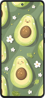 Силиконовый чехол Авокадо для Motorola Moto G86 - 6380u-4115 изображение 