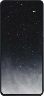 Силиконовый чехол Сині хмари, Синій місяць для Motorola Moto G86 - 6396u-4115 изображение 