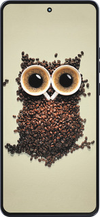Силиконовый чехол Сова из кофе для Motorola Moto G86 - 777u-4115 изображение 