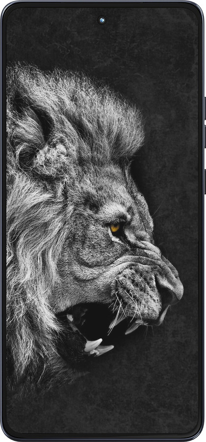 Силиконовый чехол Лев для Motorola Moto G86 - 1080u-4115 изображение 