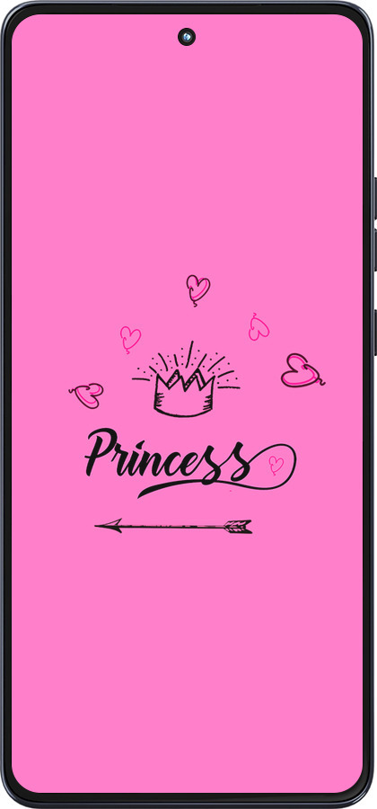 Силиконовый чехол Princess для Motorola Moto G86 - 4361u-4115 изображение 