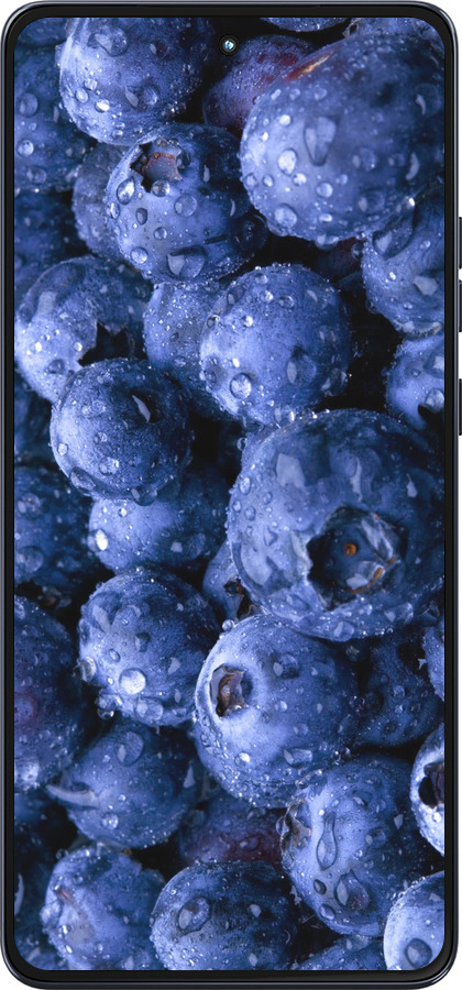 Силиконовый чехол Голубика для Motorola Moto G86 - 4459u-4115 изображение 