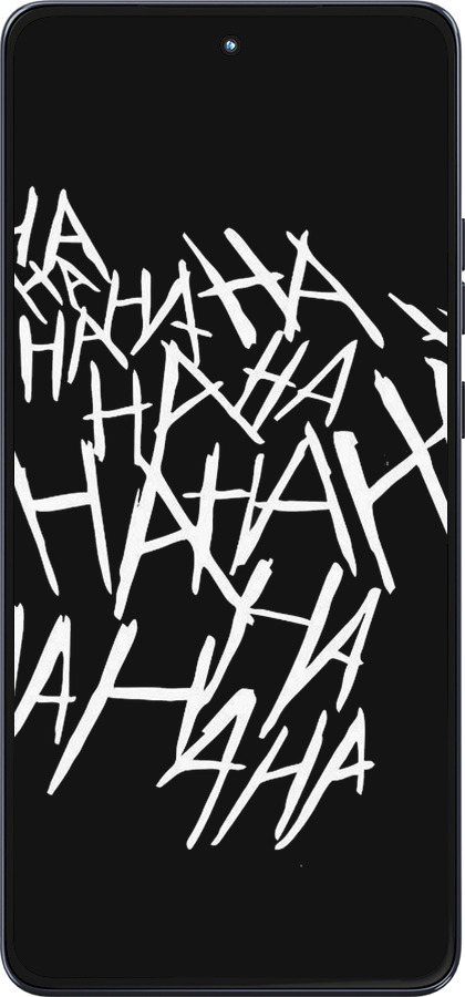 Силиконовый чехол joker hahaha для Motorola Moto G86 - 4509u-4115 изображение 