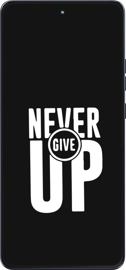 Силиконовый чехол Никогда не сдавайся для Motorola Moto G86 - 4572u-4115 изображение 