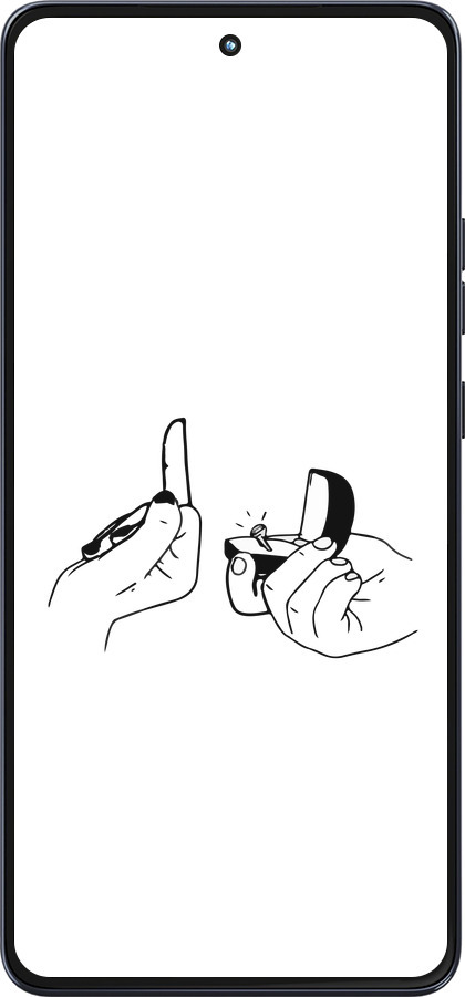 Силиконовый чехол Предложение для Motorola Moto G86 - 4898u-4115 изображение 