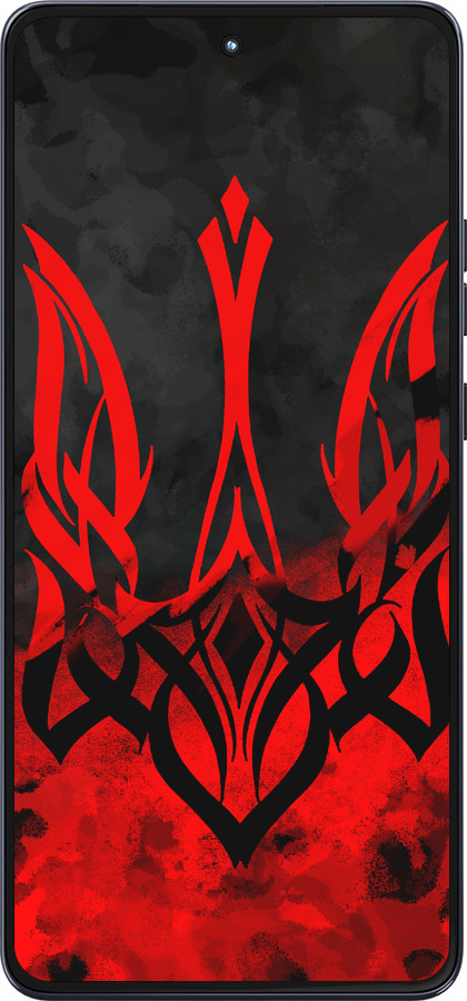 Силиконовый чехол Герб Украины v2 для Motorola Moto G86 - 5312u-4115 изображение 