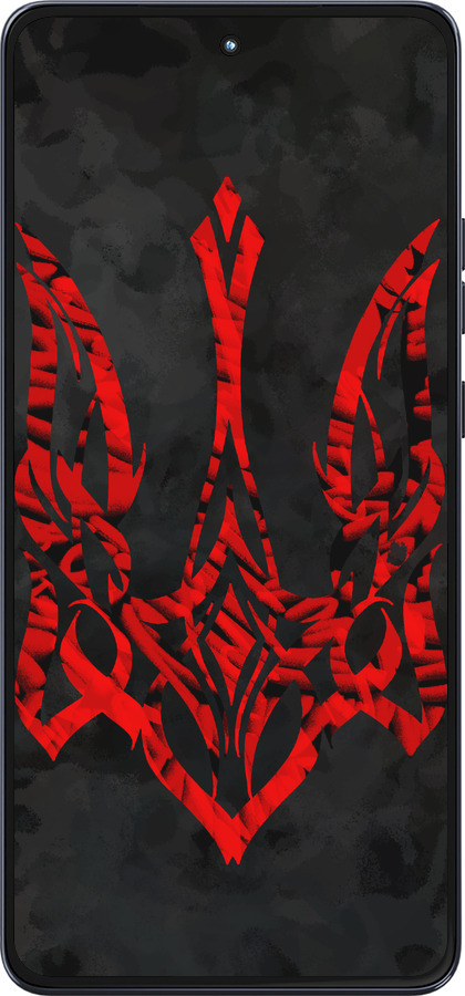 Силиконовый чехол Герб Украины v4 для Motorola Moto G86 - 5319u-4115 изображение 