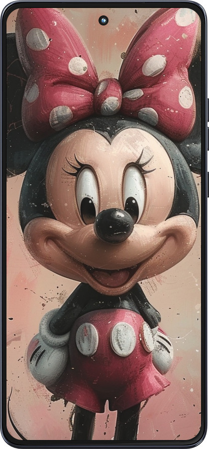 Силиконовый чехол Minnie Mouse для Motorola Moto G86 - 6054u-4115 изображение 
