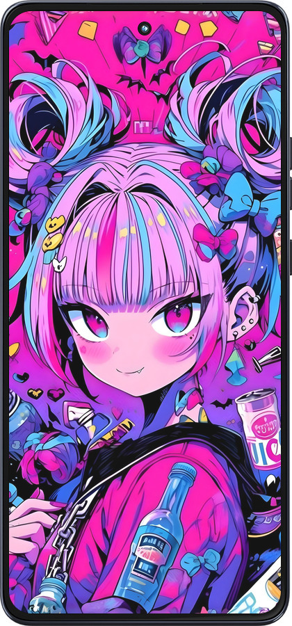 Силіконовий чехол Аніме мілаха для Motorola Moto G86 - 6314u-4115 изображение 