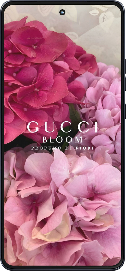 Силиконовый чехол Гучи для Motorola Moto G86 - 6341u-4115 изображение 