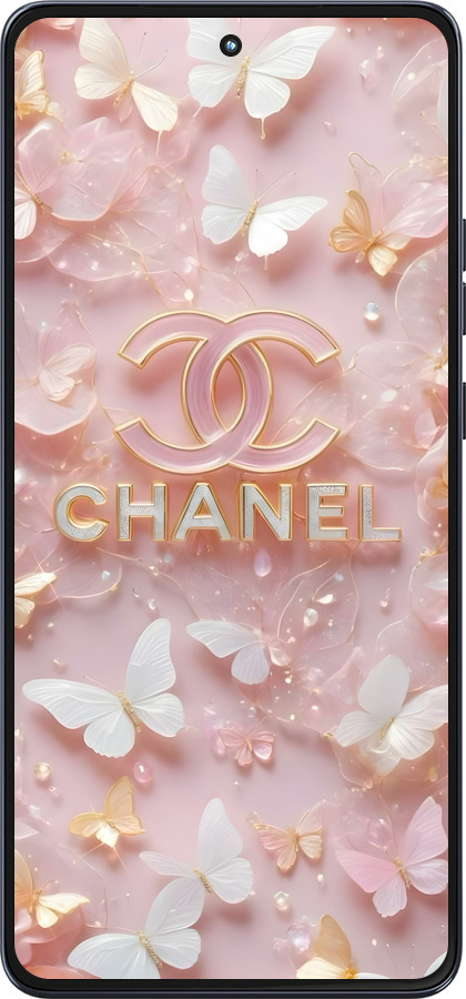 Силиконовый чехол Шанель для Motorola Moto G86 - 6366u-4115 изображение 