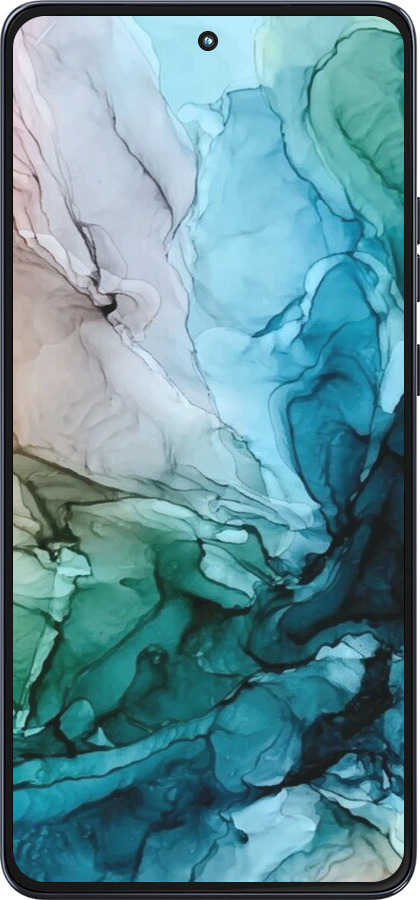 Силиконовый чехол С красочной абстрактной картиной Соленые берега для Motorola Moto G86 - 6405u-4115 изображение 