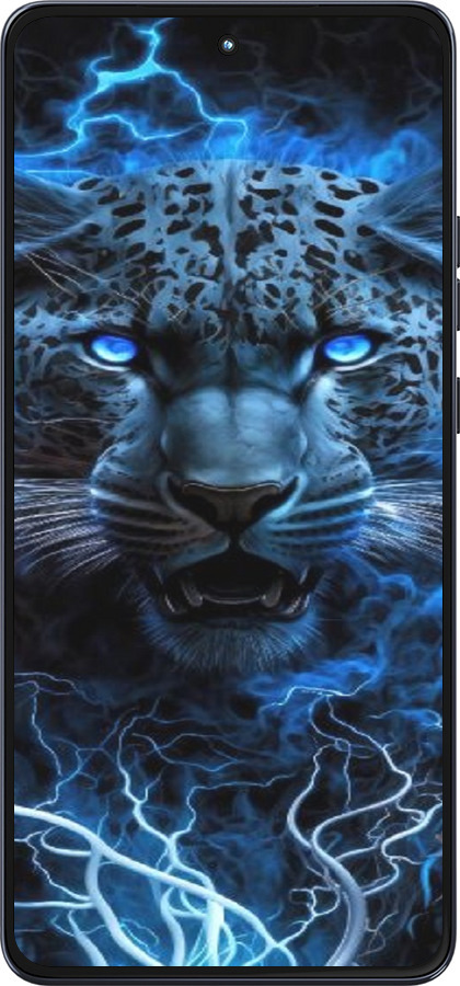 Силиконовый чехол Ледяной леопард для Motorola Moto G86 - 6460u-4115 изображение 