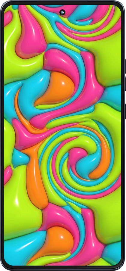 Силиконовый чехол Y2K Jelly Dream для Motorola Moto G86 - 6780u-4115 изображение 