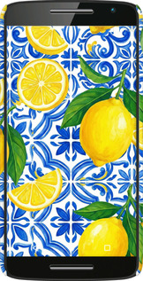 3D пластиковий глянцевий чехол Grocery Girl Italian Summer для Motorola Moto X Play - 6766c-459 изображение 