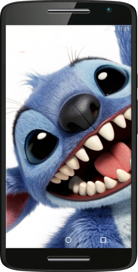 Силиконовый чехол Стич для Motorola Moto X Play - 6684u-459 изображение 