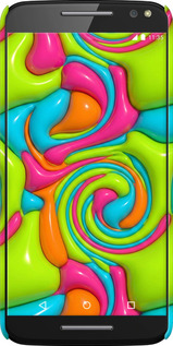 3D пластиковий глянцевий чехол Y2K Jelly Dream для Motorola Moto X Style - 6780c-455 изображение 