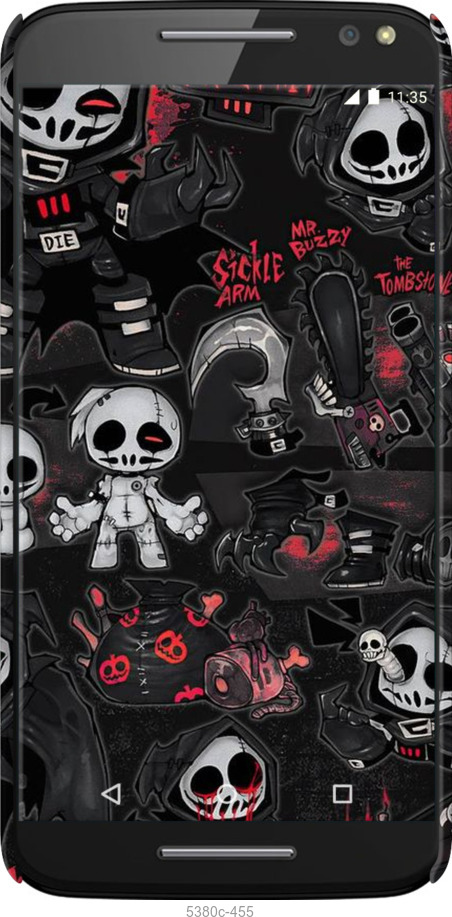 3D пластиковый глянцевый чехол № 5380 для Motorola Moto X Style - 5380c-455 изображение 