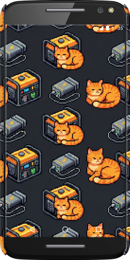 3D пластиковый глянцевый чехол Autonomous Zone для Motorola Moto X Style - 6771c-455 изображение 