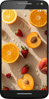 Силиконовый чехол Фрукты 3 для Motorola Moto X Style - 6703u-455 изображение 