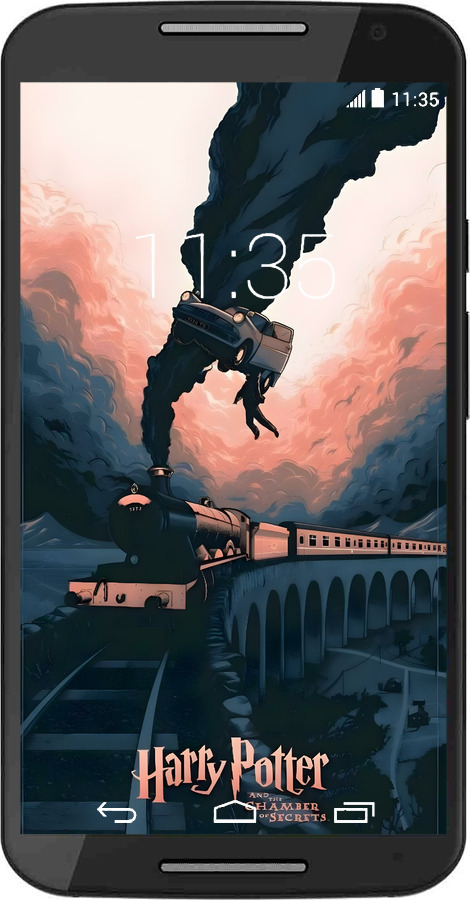 Силиконовый чехол Гарри Поттер для Motorola Moto X2 - 6331u-372 изображение 