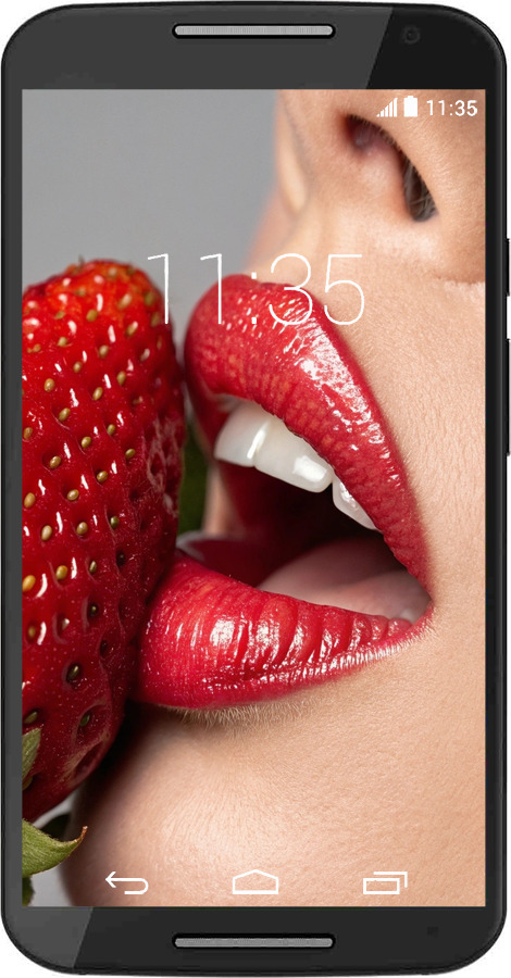 Силиконовый чехол Наслаждение для Motorola Moto X2 - 6701u-372 изображение 