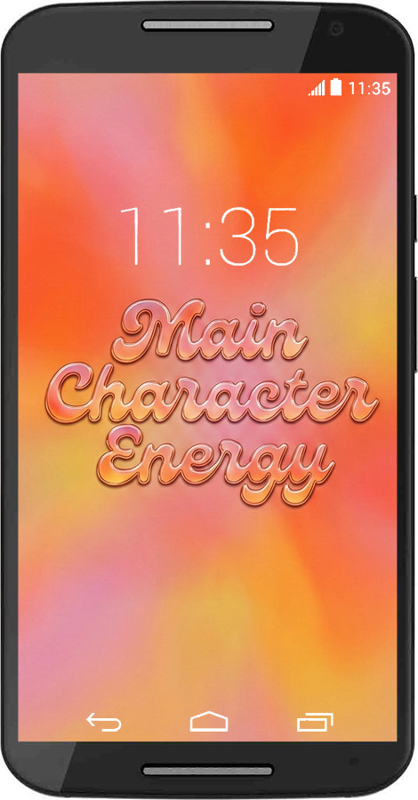 Силиконовый чехол Aura Gradient Main Character Energy Aesthetic Y2K для Motorola Moto X2 - 6783u-372 изображение 
