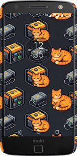 3D пластиковый глянцевый чехол Autonomous Zone для Motorola MOTO Z - 6771c-419 изображение 