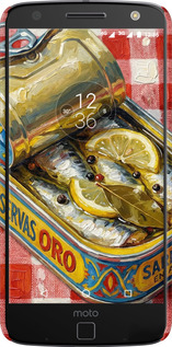 3D пластиковый глянцевый чехол Vintage Sardine Tin Phone для Motorola MOTO Z - 6772c-419 изображение 