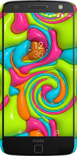 3D пластиковый глянцевый чехол Y2K Jelly Dream для Motorola MOTO Z - 6780c-419 изображение 