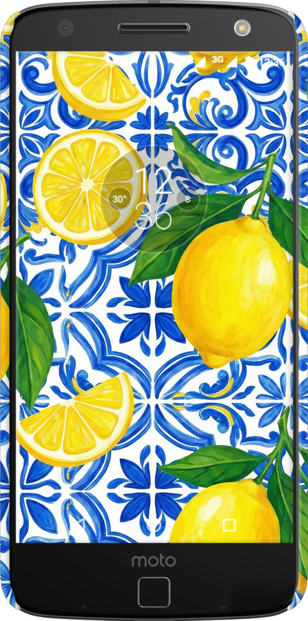 3D пластиковий глянцевий чехол Grocery Girl Italian Summer для Motorola MOTO Z - 6766c-419 изображение 