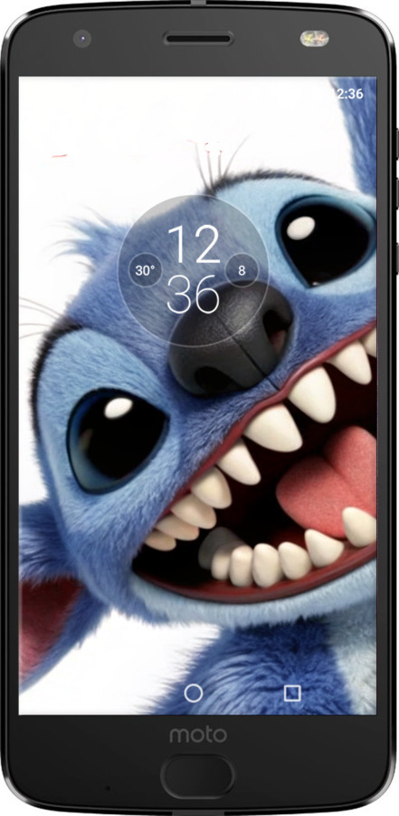 Силіконовий чехол Стіч для Motorola MOTO Z - 6684u-419 изображение 