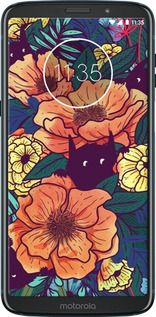 Силіконовий чехол Із зображенням польових квітів для Motorola Moto Z3 Play - 6419u-1393 изображение 