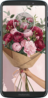 Силіконовий чехол Півонії 1 для Motorola Moto Z3 Play - 6705u-1393 изображение 