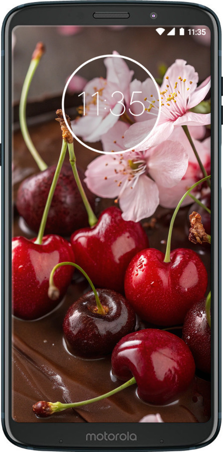 Силіконовий чехол Вишня у шоколаді для Motorola Moto Z3 - 6698u-2101 изображение 