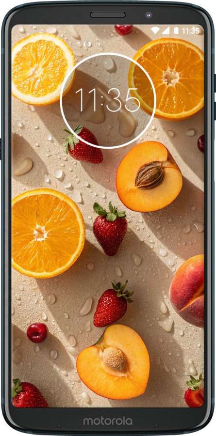 Силиконовый чехол Фрукты 3 для Motorola Moto Z3 Play - 6703u-1393 изображение 