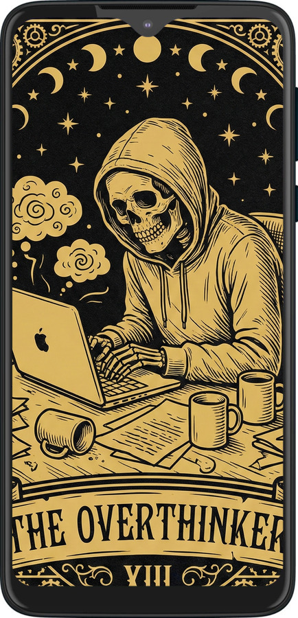 Силиконовый чехол The Overthinker для Motorola One Macro - 6774u-1812 изображение 