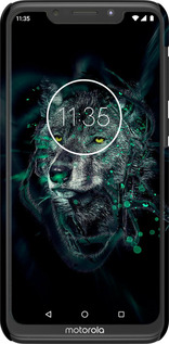 3D пластиковый матовый чехол Wolf для Motorola One Power - 6610m-1588 изображение 