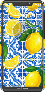 3D пластиковый матовый чехол Grocery Girl Italian Summer для Motorola One Power - 6766m-1588 изображение 