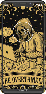 3D пластиковий матовий чехол The Overthinker для Motorola One Power - 6774m-1588 изображение 